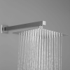 Silver thermostatic shower head