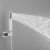 Silver thermostatic shower head