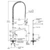 Commercial Faucet with 12 add Faucet set