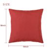 Pack Of 2 Outdoor Pillow With Inserts; 18&quot; x 18&quot; -Wine