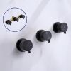 1.5 GPM 10 in. Wall Mounting Dual Shower Heads in Matte Black