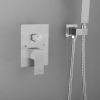 Wall-mounted shower faucet (silver)