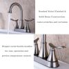 Bathroom Vanity Modern Trending 4" 2-Handle Centerset Basin Faucet