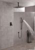 Shower System with Shower Head;  Hand Shower;  Slide Bar; ;  Shower Arm;  Hose;  Valve Trim;  and Lever Handles