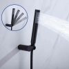 1.5 GPM 10 in. Wall Mounting Dual Shower Heads in Matte Black