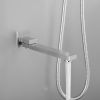 Wall-mounted shower faucet (silver)