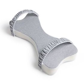 Dual-purpose Knee Pillow Sleep Footrest Cushion Pregnant Women Side Sleeping Memory Foam Leg Lock Pillow (Option: Gray-53 �� 23 �� 8cm)