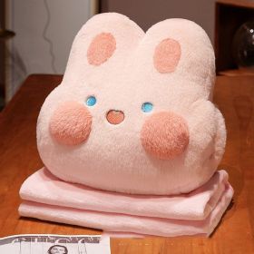 Four Seasons Universal Car Office Rug (Option: Pink Rabbit-Muffle With Hands Style)