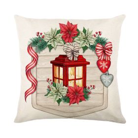 Christmas Combination Pillow Cover Home (Option: QJ9-45 X45cm Without Pillow)