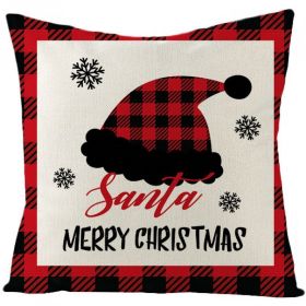 Christmas Fashion Simple Linen Printed Pillowcase (Option: JYM131 15-45x45cm)