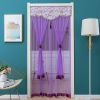 Double Yarn Door Curtain Anti-mosquito Embroidered Tassel Quiet Bedroom Living Room Bathroom Universal Partition Home Decoration