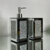 Ambrose Exquisite 2 Piece Square Soap Dispenser and Toothbrush Holder