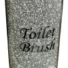 Ambrose Exquisite Glass Toilet Brush Holder in Gift Box (Includes Brush)