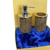 Ambrose Exquisite 2 Piece Soap Dispenser and Toothbrush Holder in Gift Box