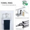 5 Pieces Bathroom Hardware Accessories Set Towel Bar Set Wall Mounted; Stainless Steel