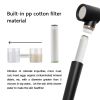 Aquacubic Black Shower Head Handheld High Pressure Water Saving 3 Modes Adjustable Filter Showerhead