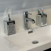 Ambrose Exquisite 2 Piece Square Soap Dispenser and Toothbrush Holder