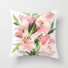 Fashion Simple Flower Pillow Cover (Option: DRD45 8-45x45cm)