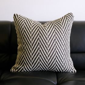 Simple Herringbone Pattern Wool Pillowcase For Fashion (Option: Pillow-50 X50cm Single Pillowcase)